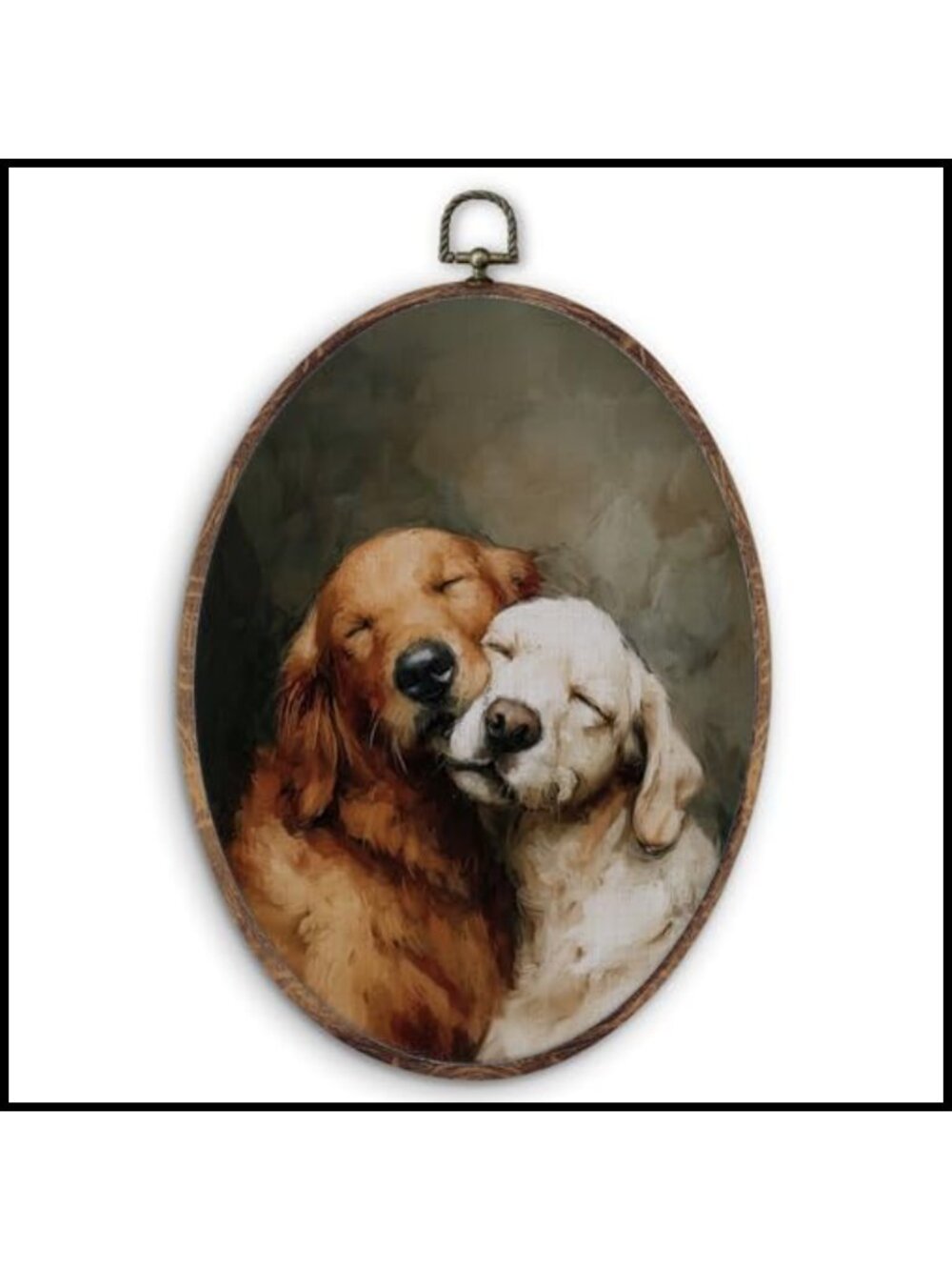 Oval Wall Art Plaque 11x8.5 Inch Home Décor Outdoor Patio Sign